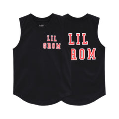 LIL GROM BOYS MUSCLE TEE SMALL PRINT